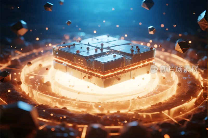 科幻科技建筑插画