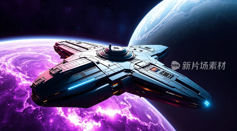 星际飞船探索未知宇宙