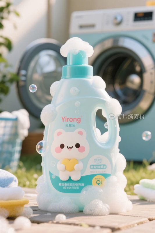 洗衣液卡通产品图