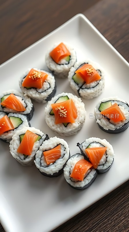 三文鱼寿司拼盘