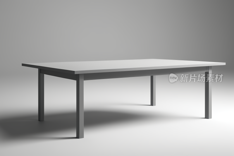 桌子特写上面有白色腿有金属高清图片