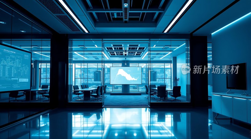 科技感十足的会议室