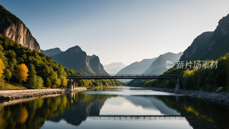 水很平静风景风光高清图片