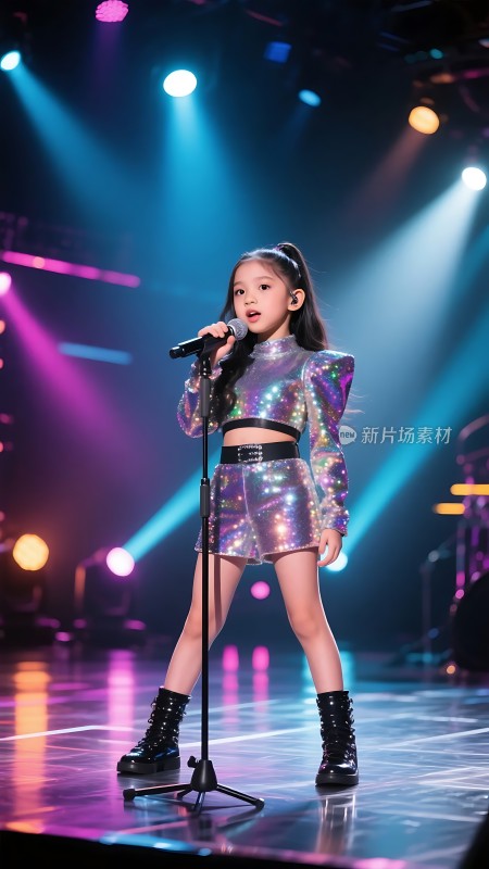 舞台上的闪耀少女