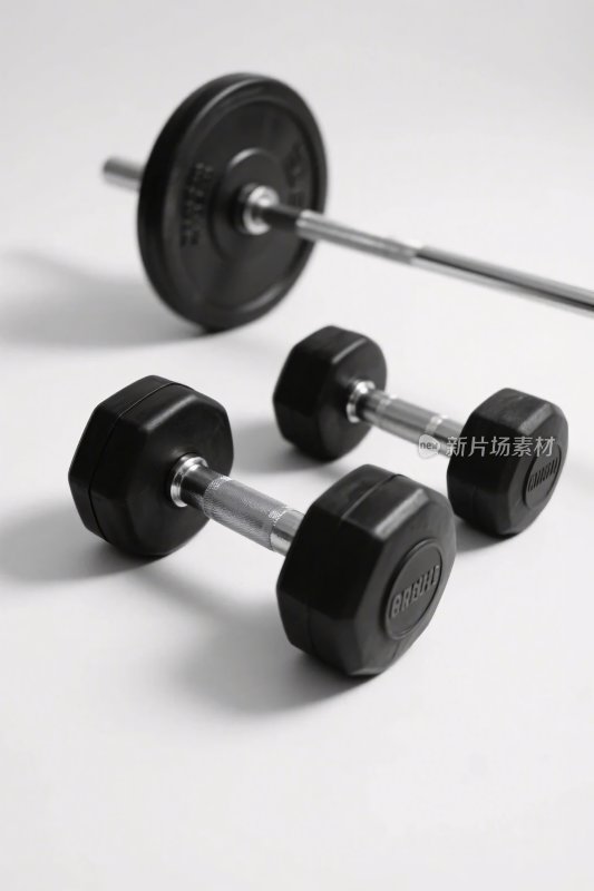 健身器材哑铃杠铃图
