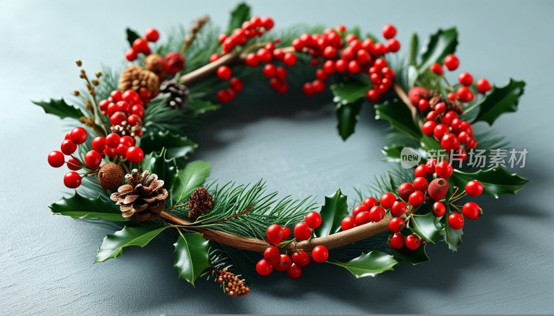 圣诞花环装饰