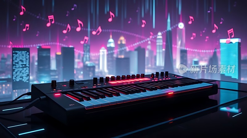 霓虹城市中的音乐之旅