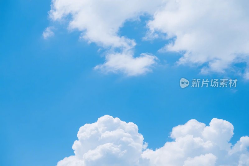 蓝天白云风景图