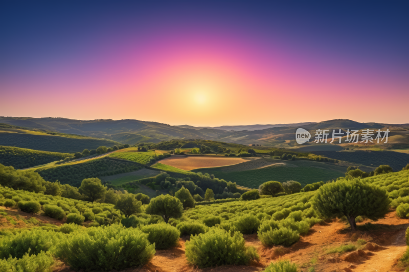 欣赏日落的美丽风景高清风景风光图片