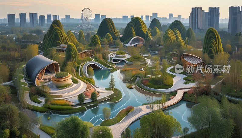 成都天府艺术公园全景