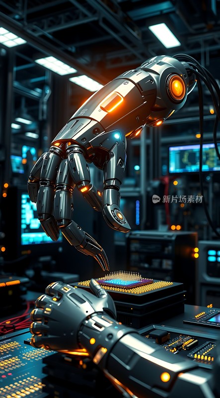 机械臂协作科技感十足