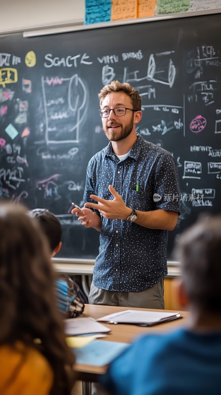 教师授课课堂场景