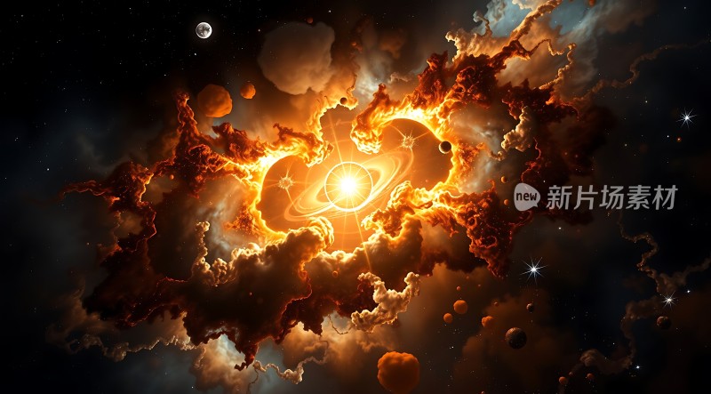 宇宙奇观星云与行星