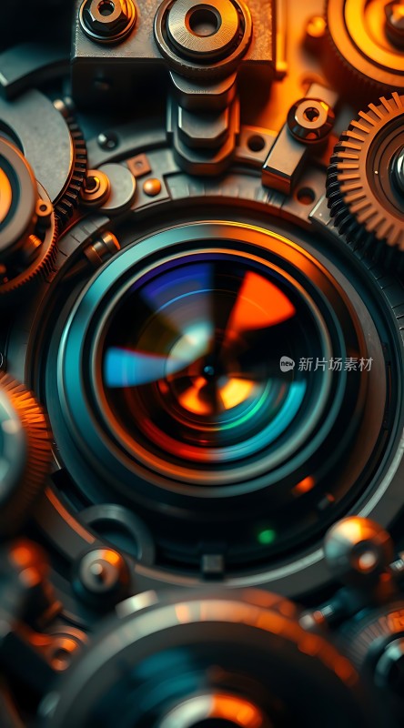 机械之心镜头与齿轮的结合