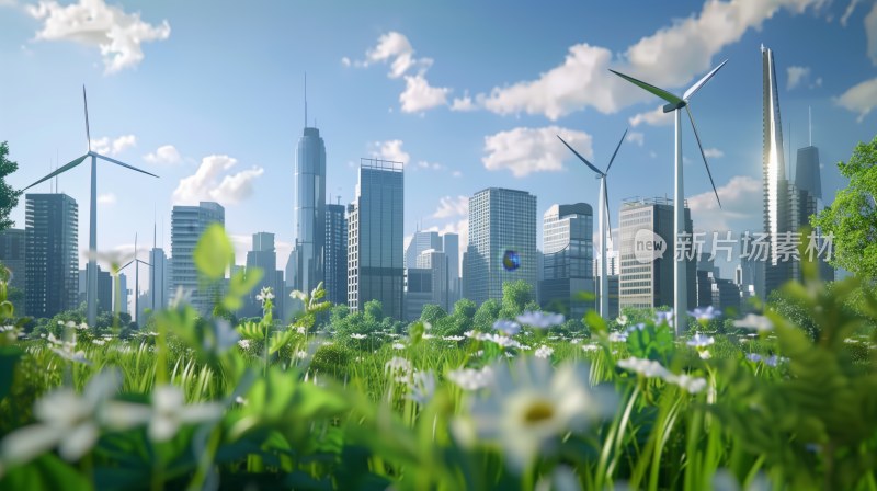 未来城市能源低碳环保
