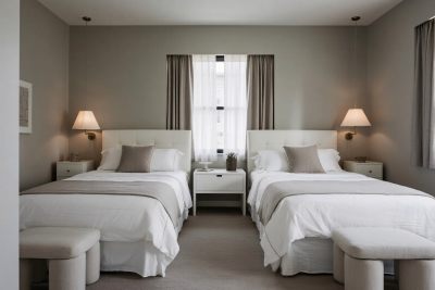 酒店客房室内双床间