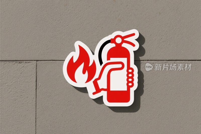 灭火器安全标识图标