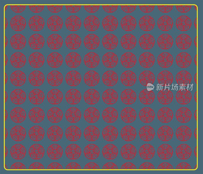 国潮传统文化纹路图印