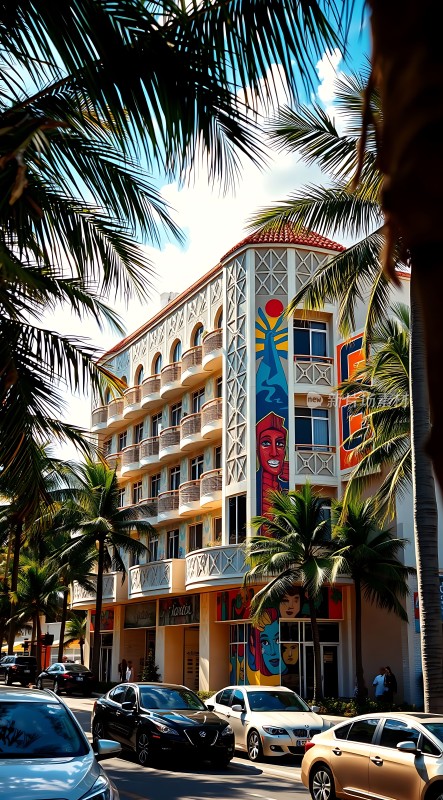 阳光下的艺术建筑与热带风情