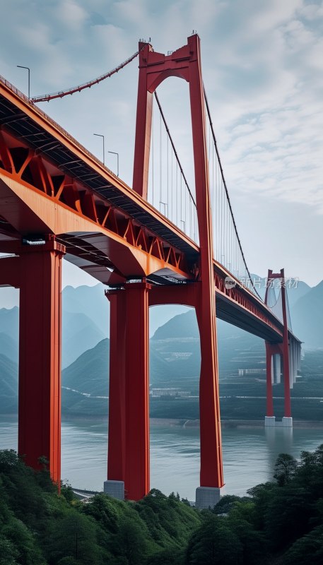 红岩村大桥全景