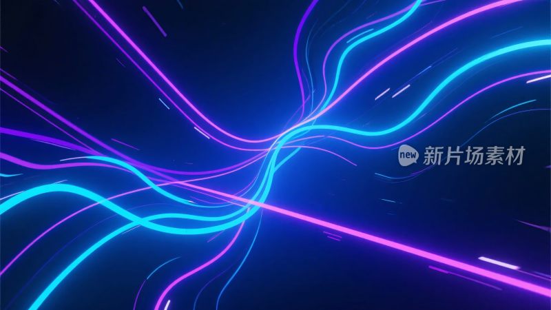炫彩霓虹光线背景图