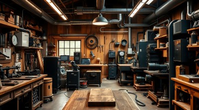 机械车间里的精密仪器与工具 机械车间里的精密仪器与工具