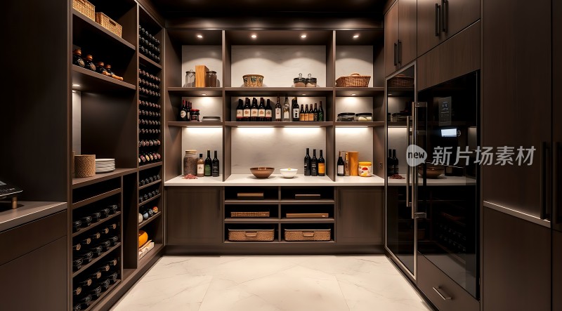 现代酒窖设计高端储藏空间展示