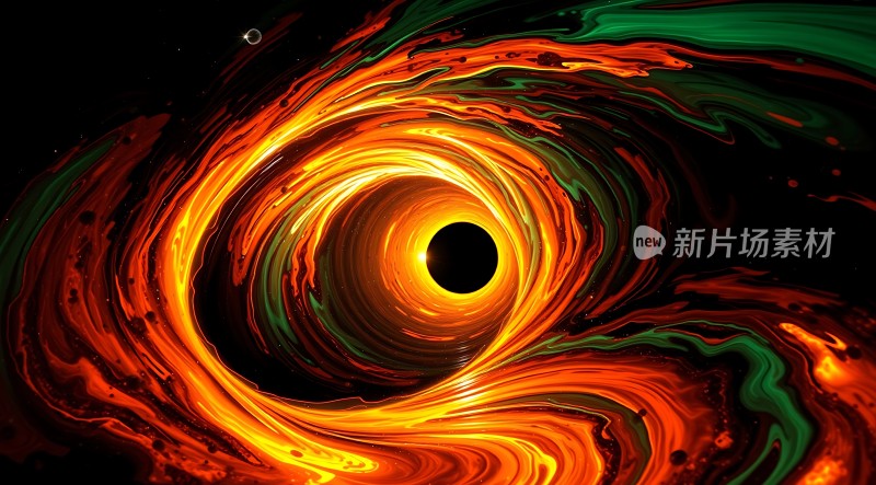 黑洞漩涡宇宙奥秘的视觉盛宴