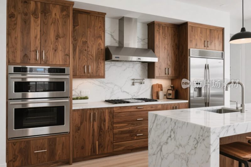 现代厨房实景