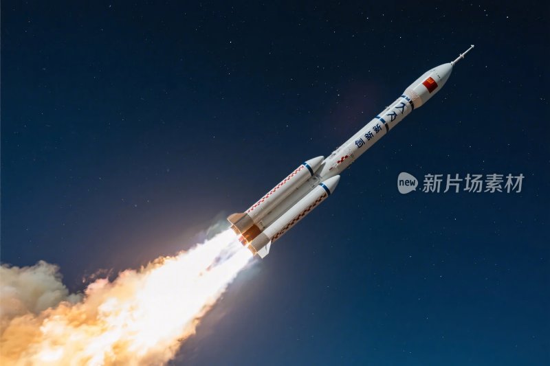火箭发射升空场景