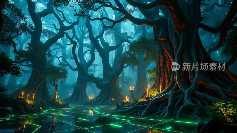 神秘森林秘境探秘