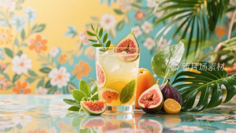 水果饮品装饰图