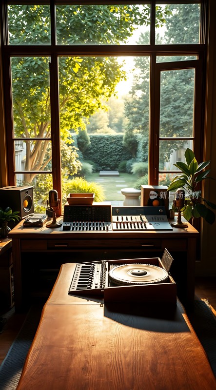 阳光下的音乐工作室
