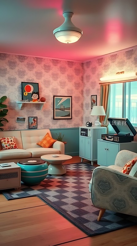 复古家居温馨舒适生活空间