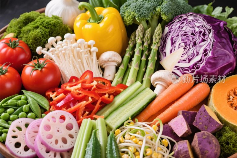 新鲜果蔬集合图