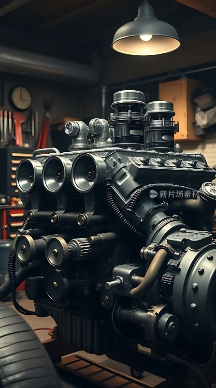 机械之美现代工业引擎的精密构造