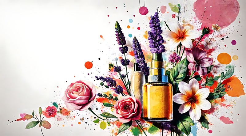 香氛四溢花漾瓶中