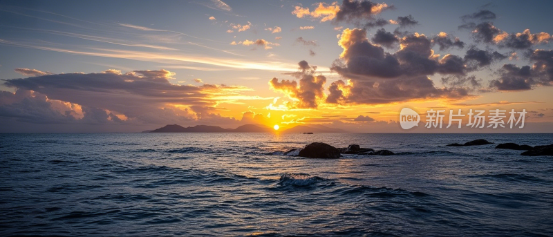大海日出 海上日出