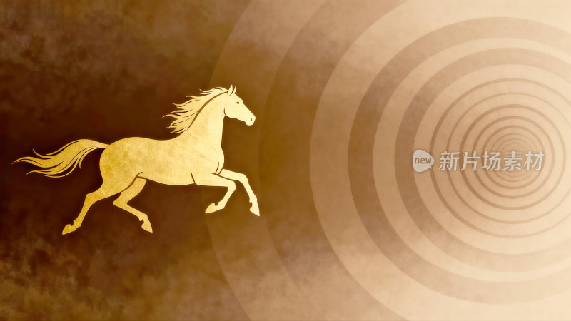 2026马年十二生肖午马动感的马