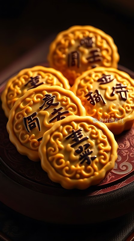 中秋佳节的甜蜜祝福——传统月饼