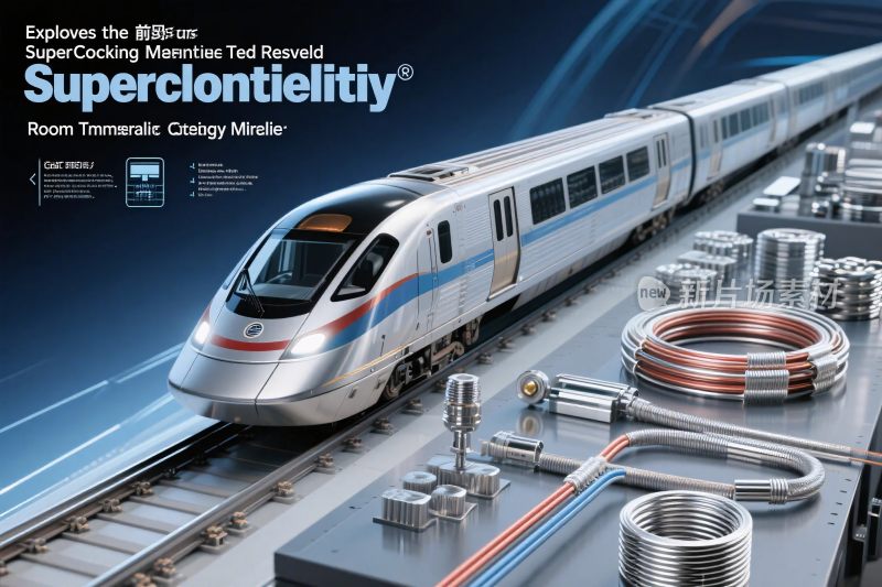 高速列车科技展示图