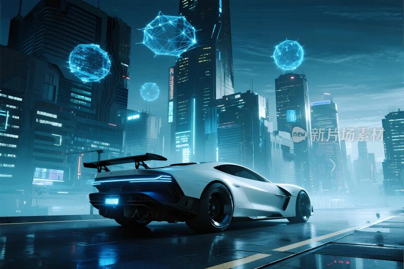 未来都市科幻赛车