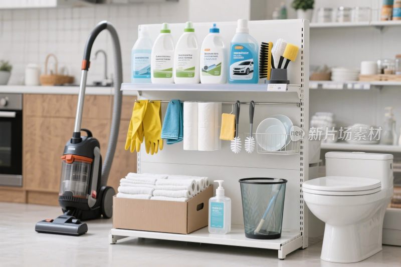 卫生间清洁用品储物架