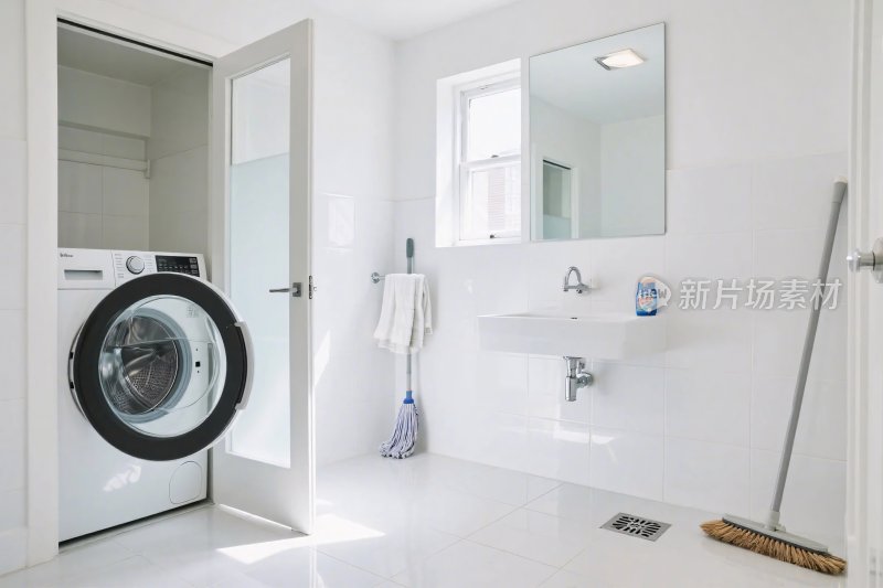 现代简约卫浴洗衣空间