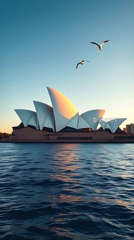 悉尼歌剧院日落美景