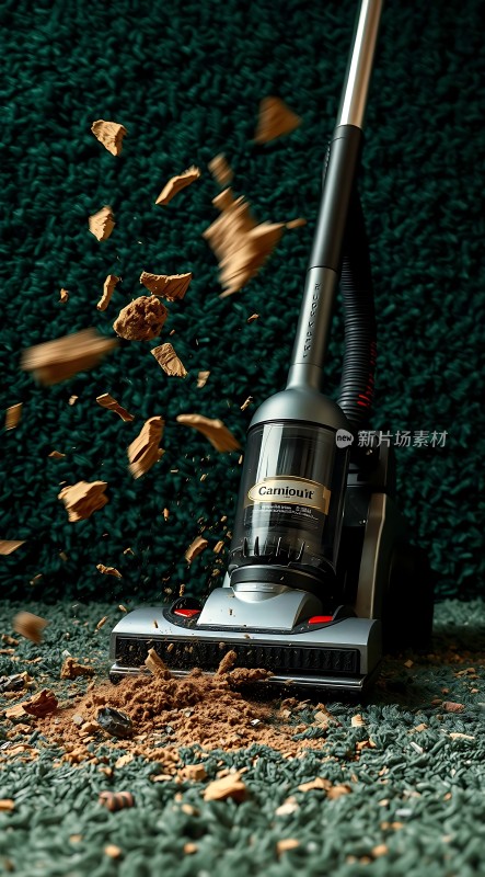 吸尘器高效清洁轻松去除地面杂物