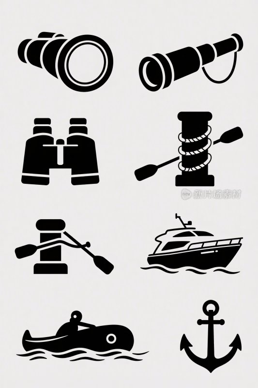 航海相关图标集合