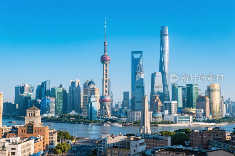 上海城市地标建筑群