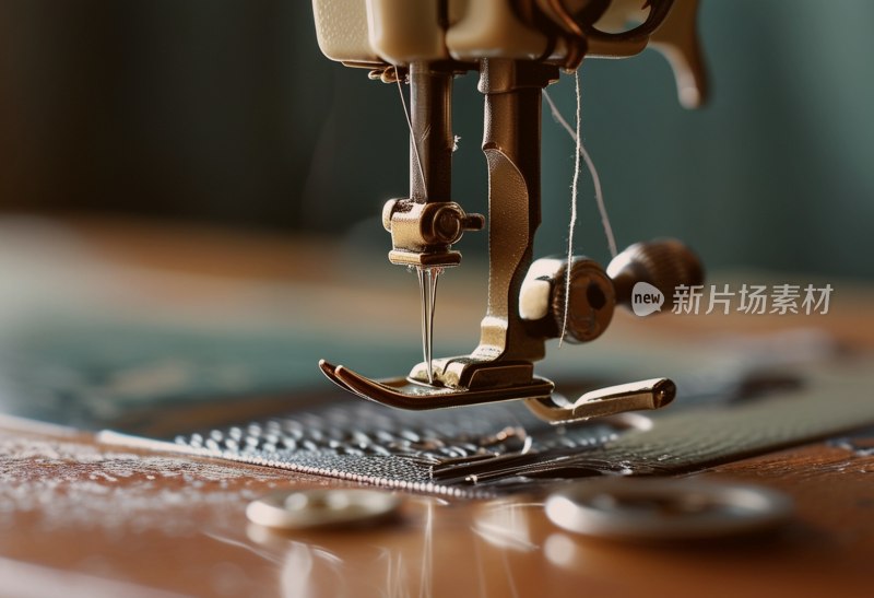 缝纫机针线细节