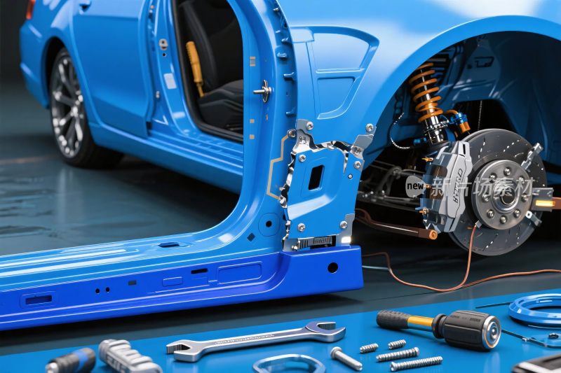 汽车维修部件展示